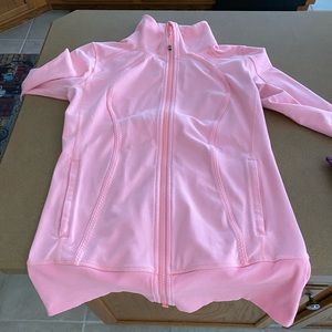 Lululemon Pink Zip Up Sweatshirt Outer Layer